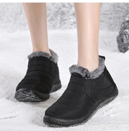 Fur Waterproof Winter Boots