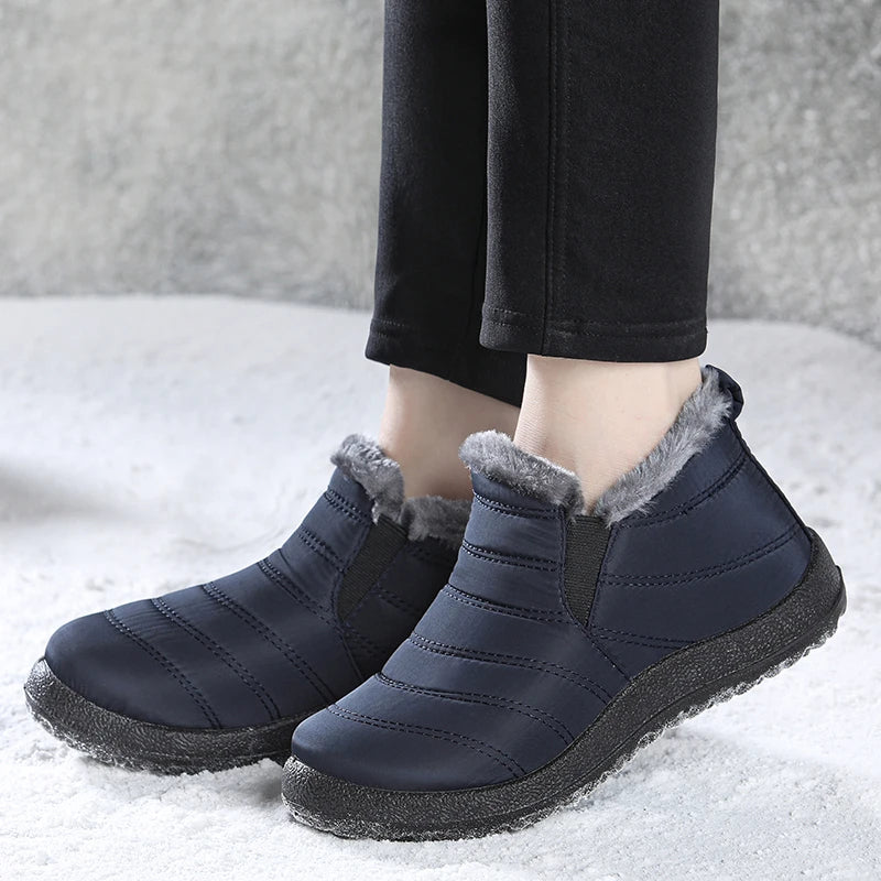 Fur Waterproof Winter Boots