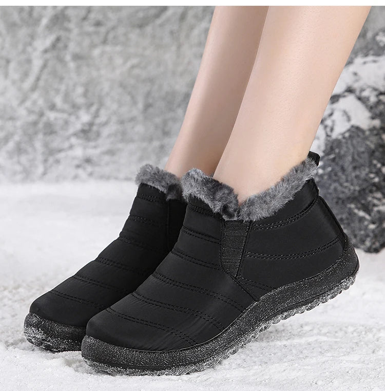 Fur Waterproof Winter Boots