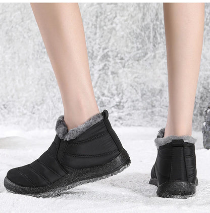 Fur Waterproof Winter Boots