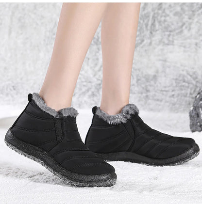 Fur Waterproof Winter Boots