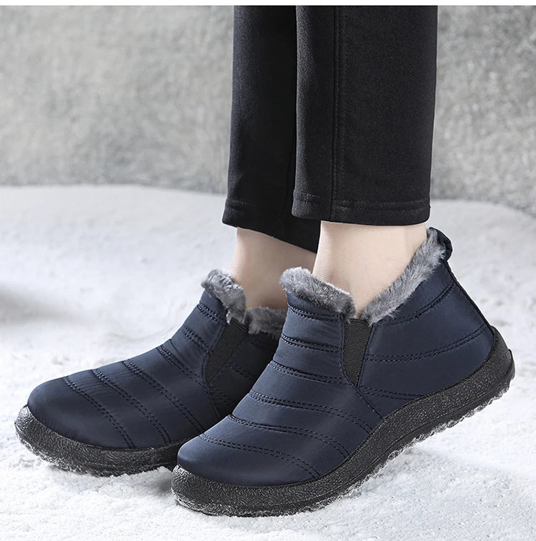 Fur Waterproof Winter Boots